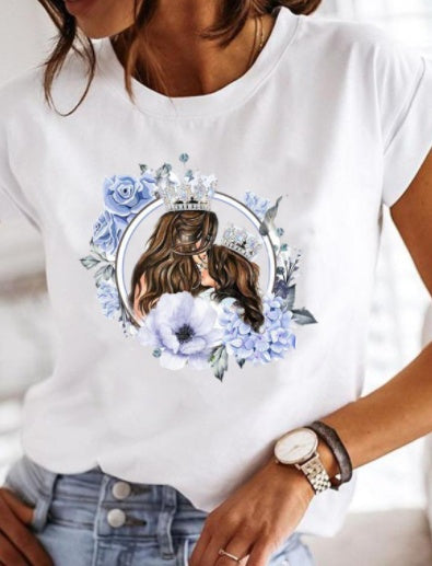 Women's Love Beauty Hip Hop Short Sleeve T Shirt