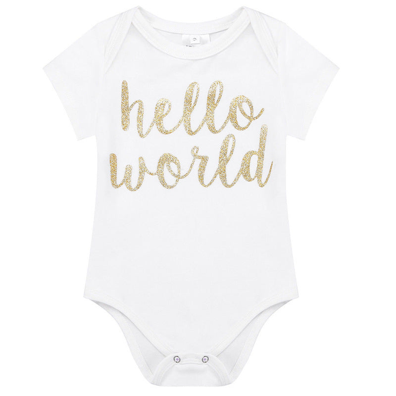 Children Clothing Baby Three-piece Climbing Suit