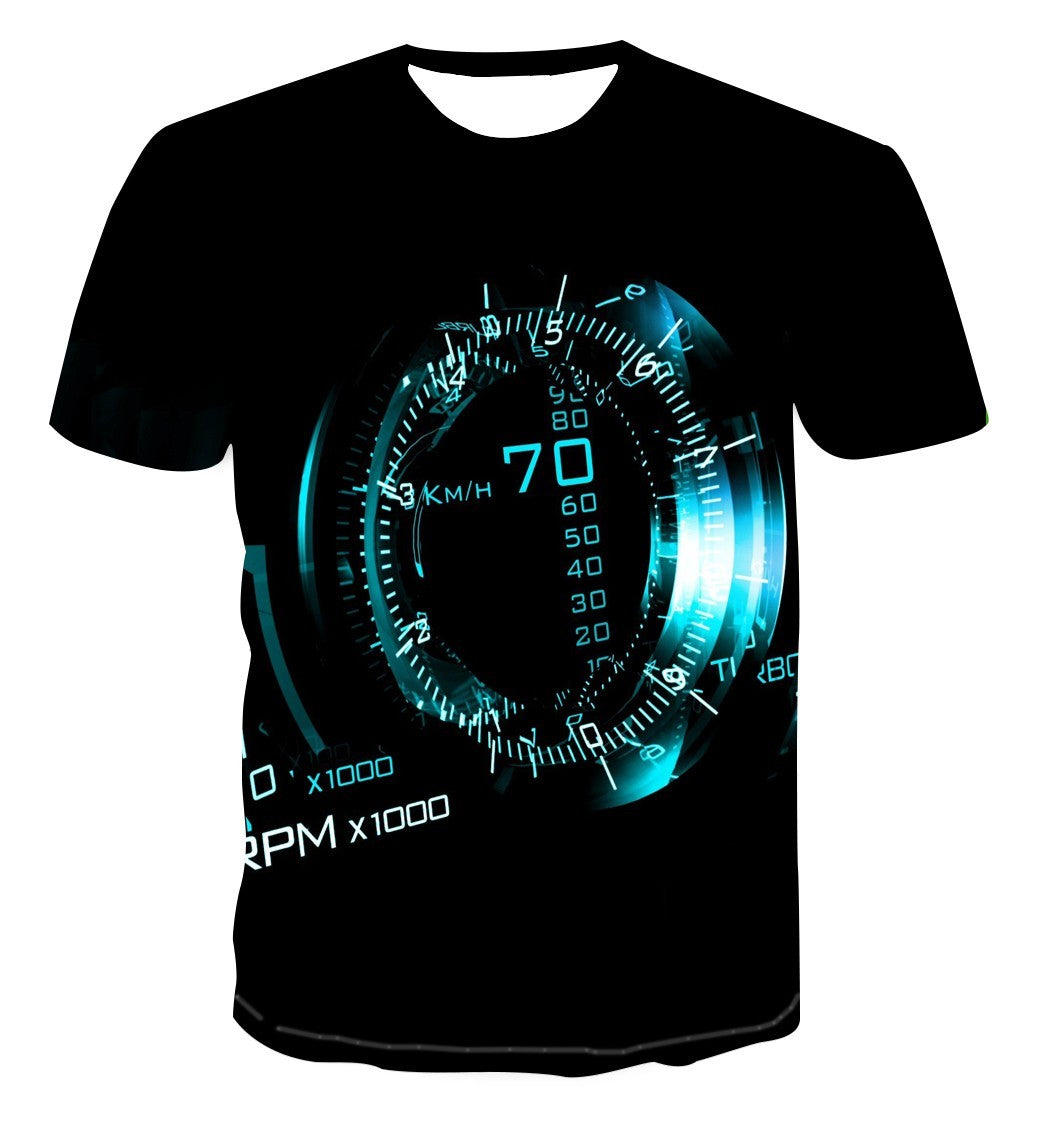 T-Shirt Dashboard Theme Breathable Mesh