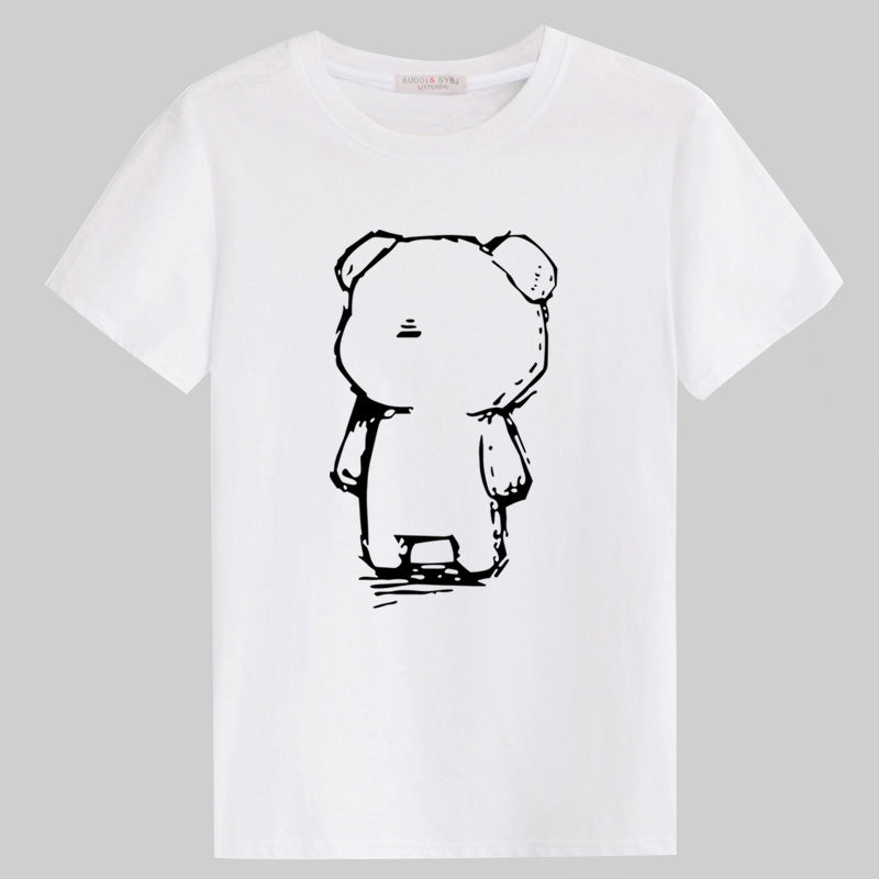 Men's short sleeve t-shirt new round neck loose clothes