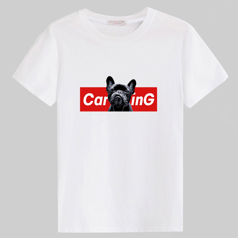 Men's short sleeve t-shirt new round neck loose clothes