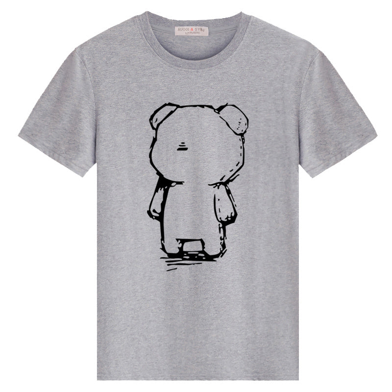 Men's short sleeve t-shirt new round neck loose clothes