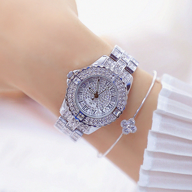 Bracelet Watch For Women Gold Lujo Crystal Watches With Diamonds Watches