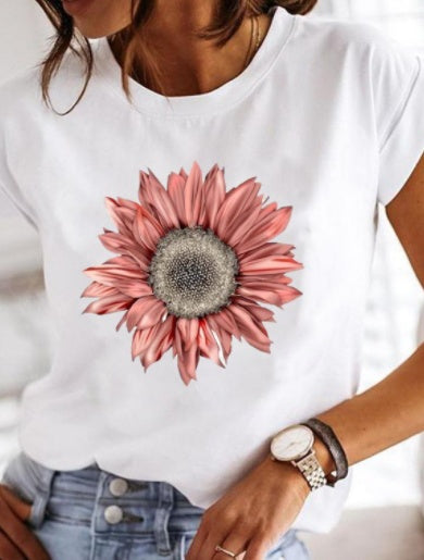 Women's Love Beauty Hip Hop Short Sleeve T Shirt