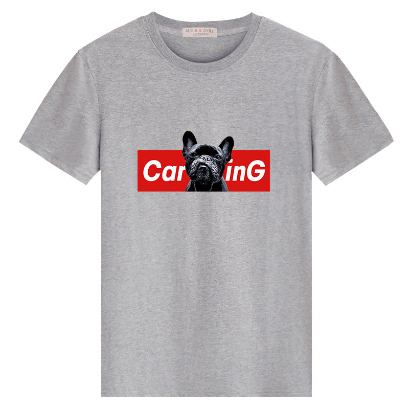 Men's short sleeve t-shirt new round neck loose clothes