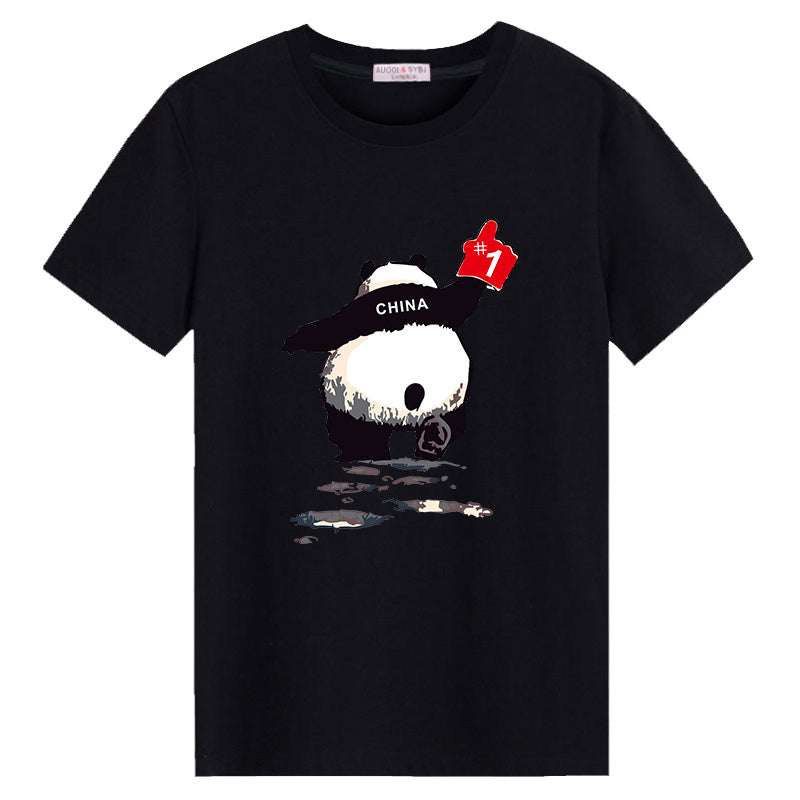 Men's short sleeve t-shirt new round neck loose clothes