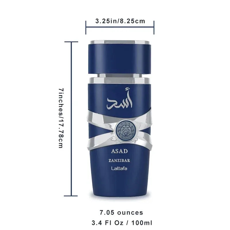 Asad 100ml Eau de Toilette – Luxury Unisex Arabic Perfume | Long-Lasting Scent with Pheromones