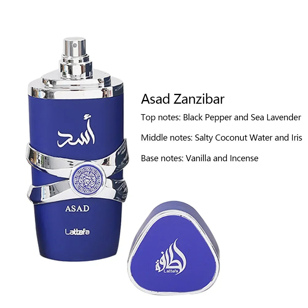 Asad 100ml Eau de Toilette – Luxury Unisex Arabic Perfume | Long-Lasting Scent with Pheromones