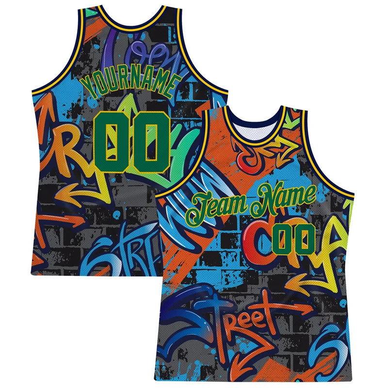 Men's Street Graffiti Style Tank Top – Custom Name Sleeveless O-Neck Vest