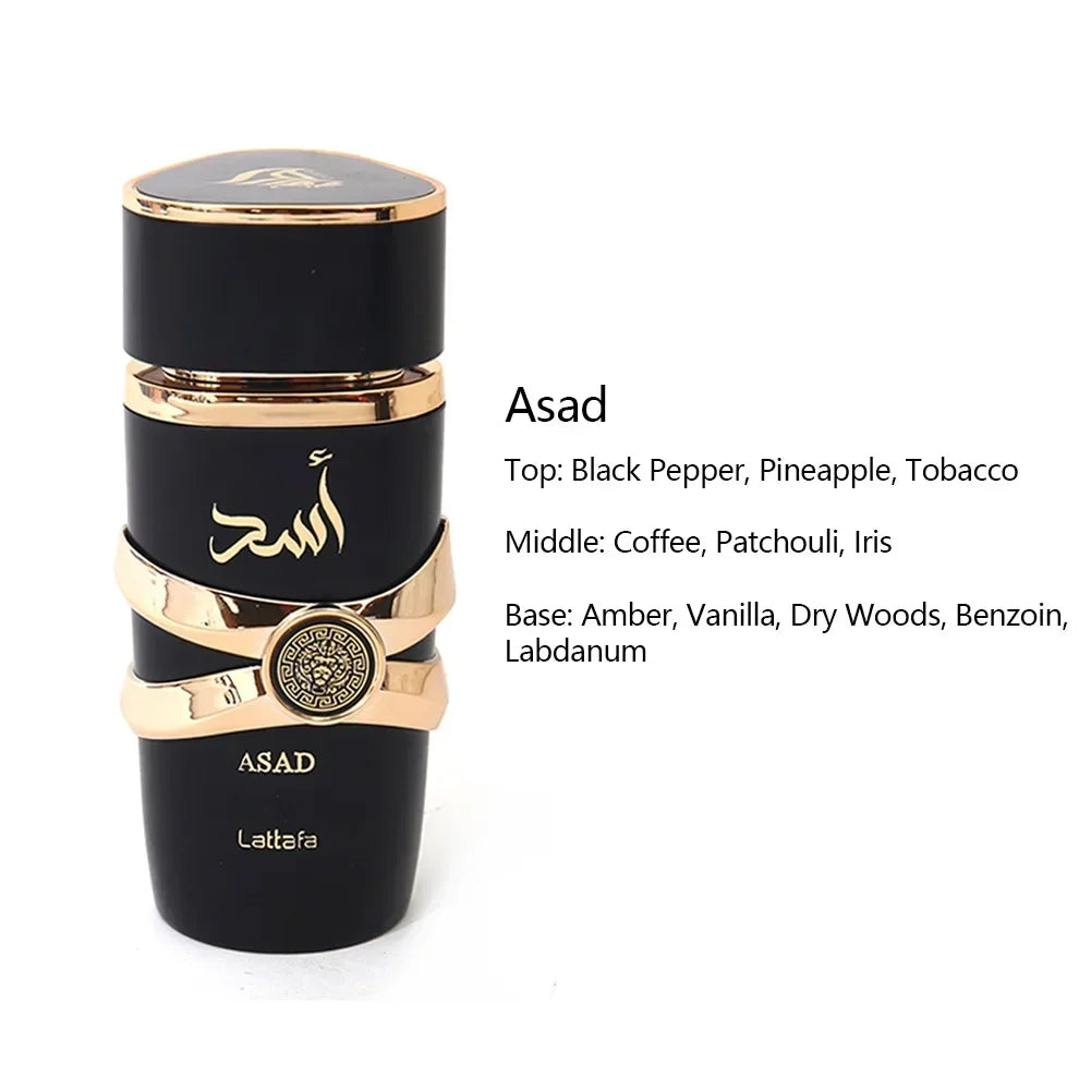 Asad 100ml Eau de Toilette – Luxury Unisex Arabic Perfume | Long-Lasting Scent with Pheromones