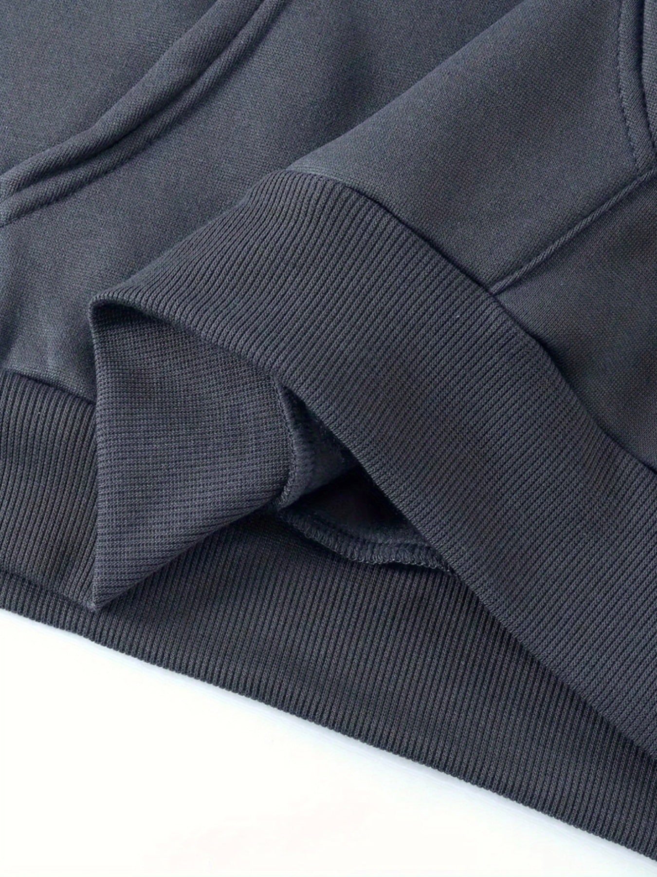 Men'S Fleece-Lined Hooded Sweatshirt & Jogger Set - "King" Graphic Print, Casual Fall/Winter Outfit, Regular Fit, Slight Stretch Fabric, Trendy Streetwear Style