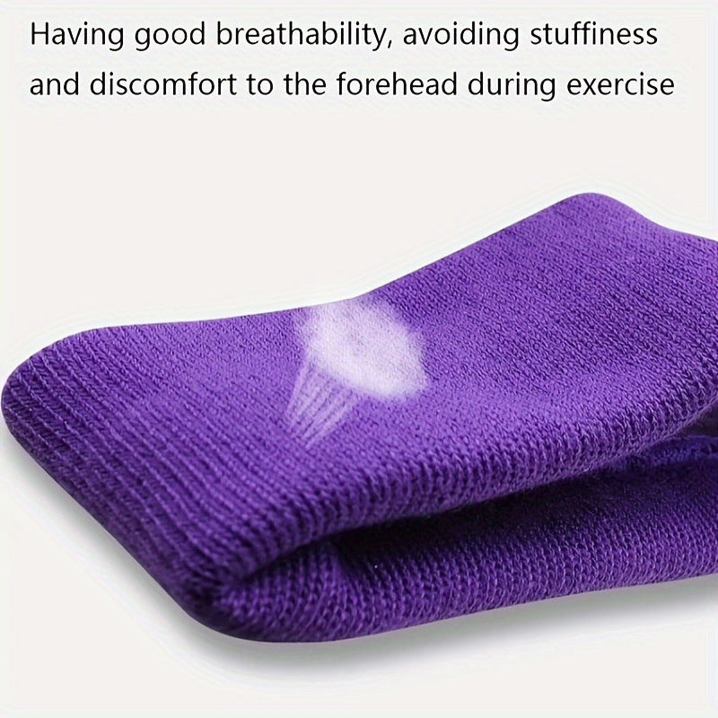 Classic Digital Sports Headband - Moisture-Wicking Stretch Fabric, Non-Slip Sweatband for Running, Yoga, Basketball, Cycling, Badminton & Tennis - Breathable Athletic Headband with Secure Fit, Workout Headband, Yoga Accessory