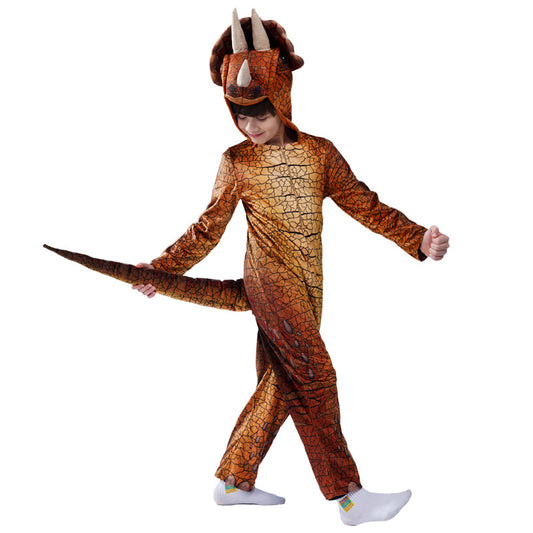 Tyrannosaure & Triceratops Costume pour fille et garçon