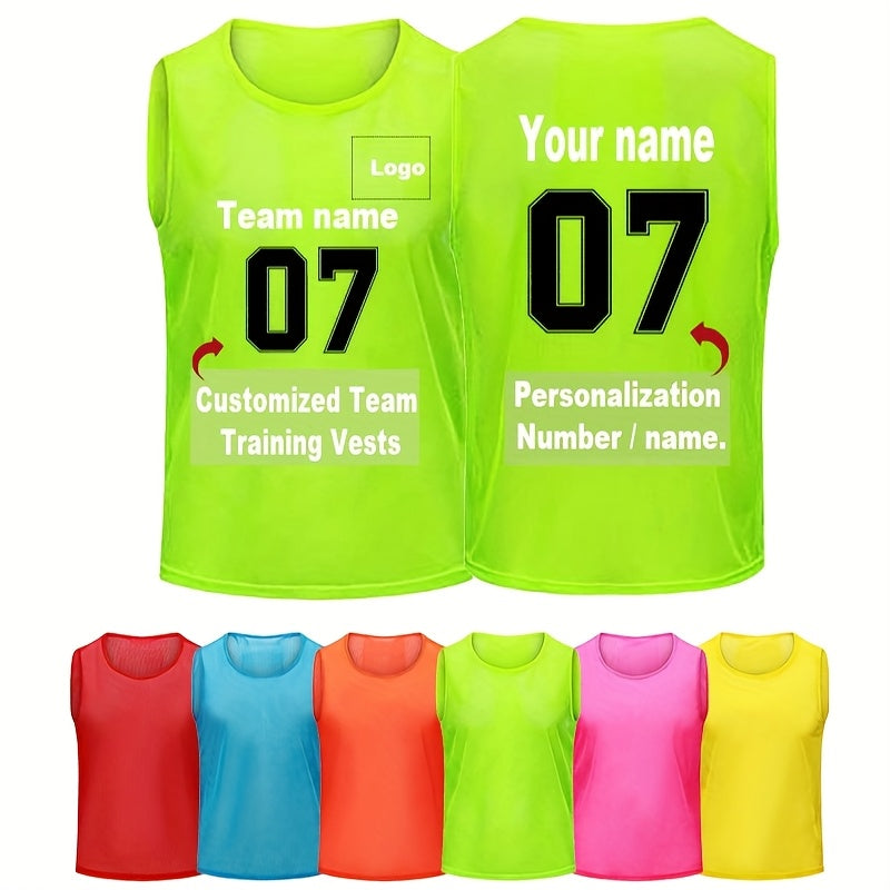 Customized Confrontation Vest - Adult Training, Quick-Dry Sports Vest, Ideal for Team Activities