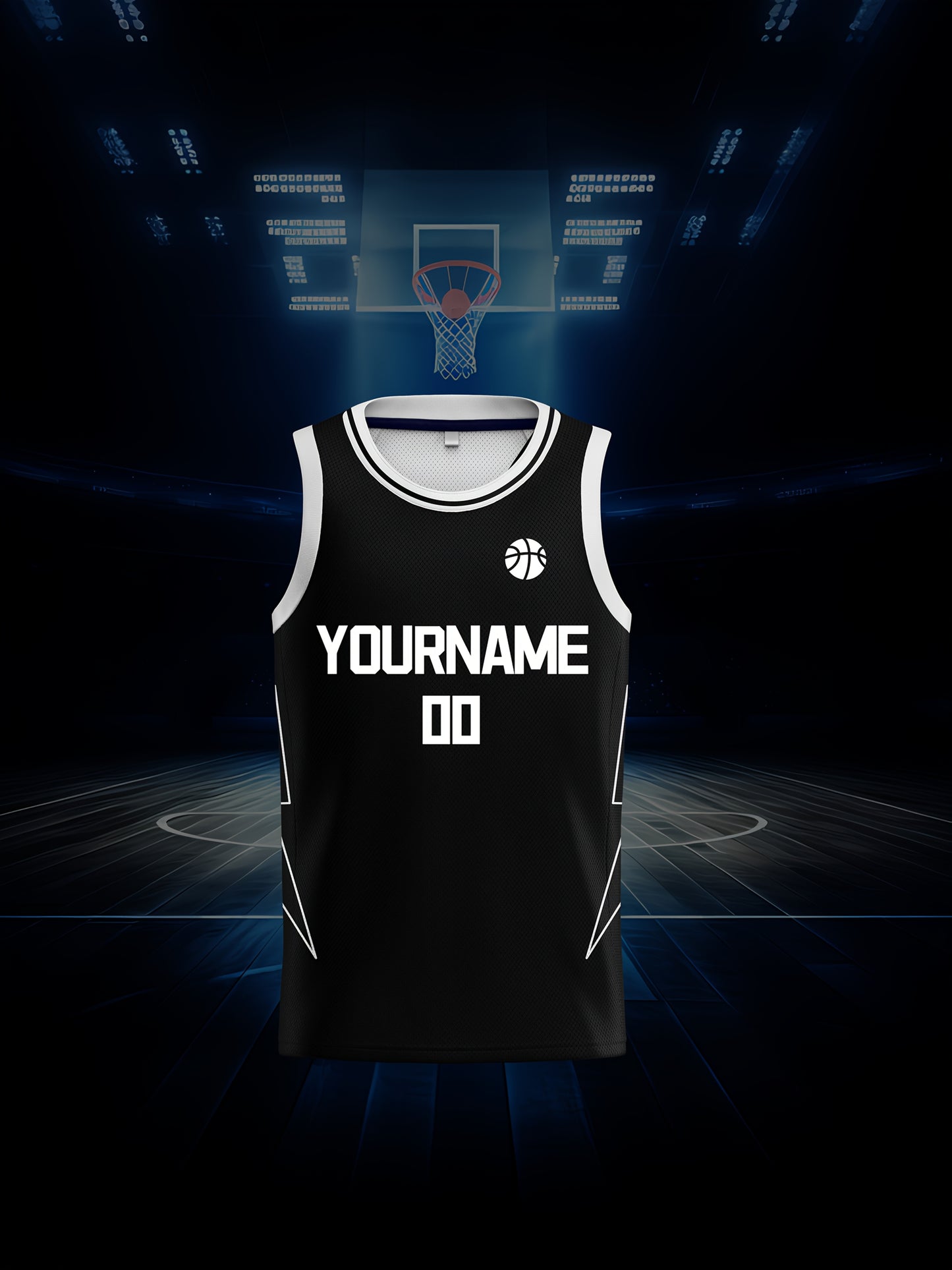 Basketball Jersey - Personalized Name & Number