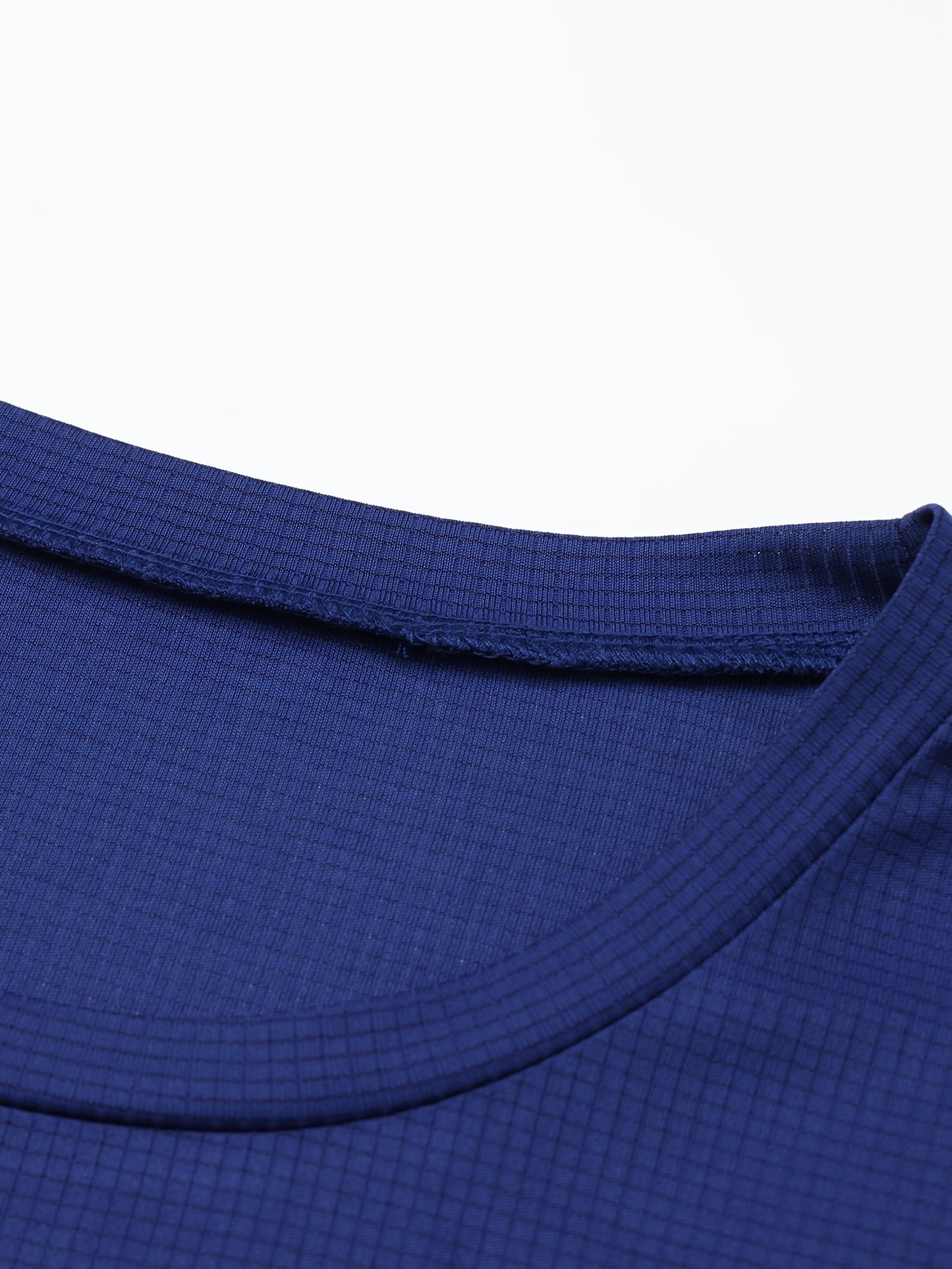 Men's Quick Drying Solid Color Crew Neck &amp; Long Sleeves Sports Top