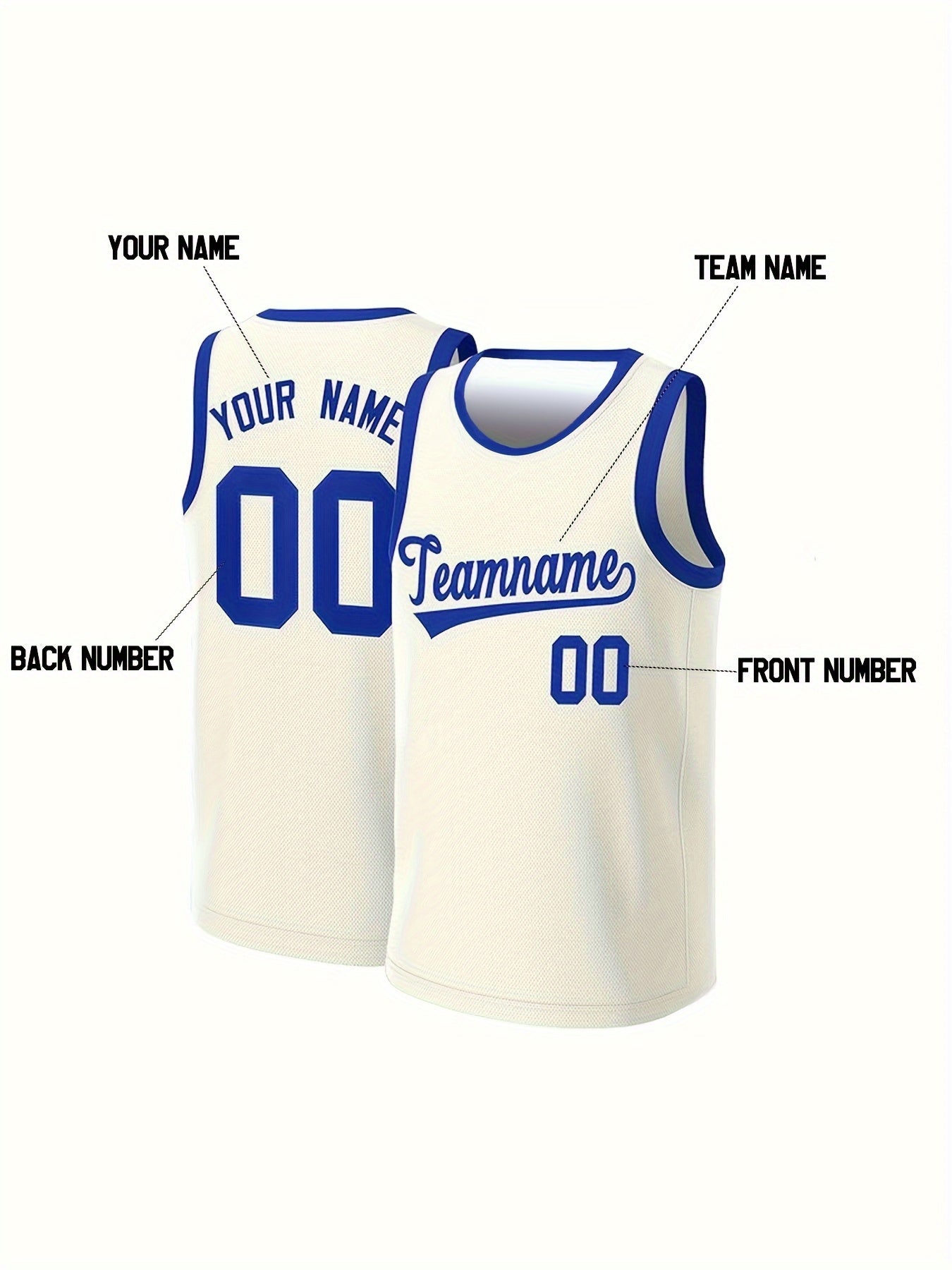 Customizable Men's Basketball Tank Top