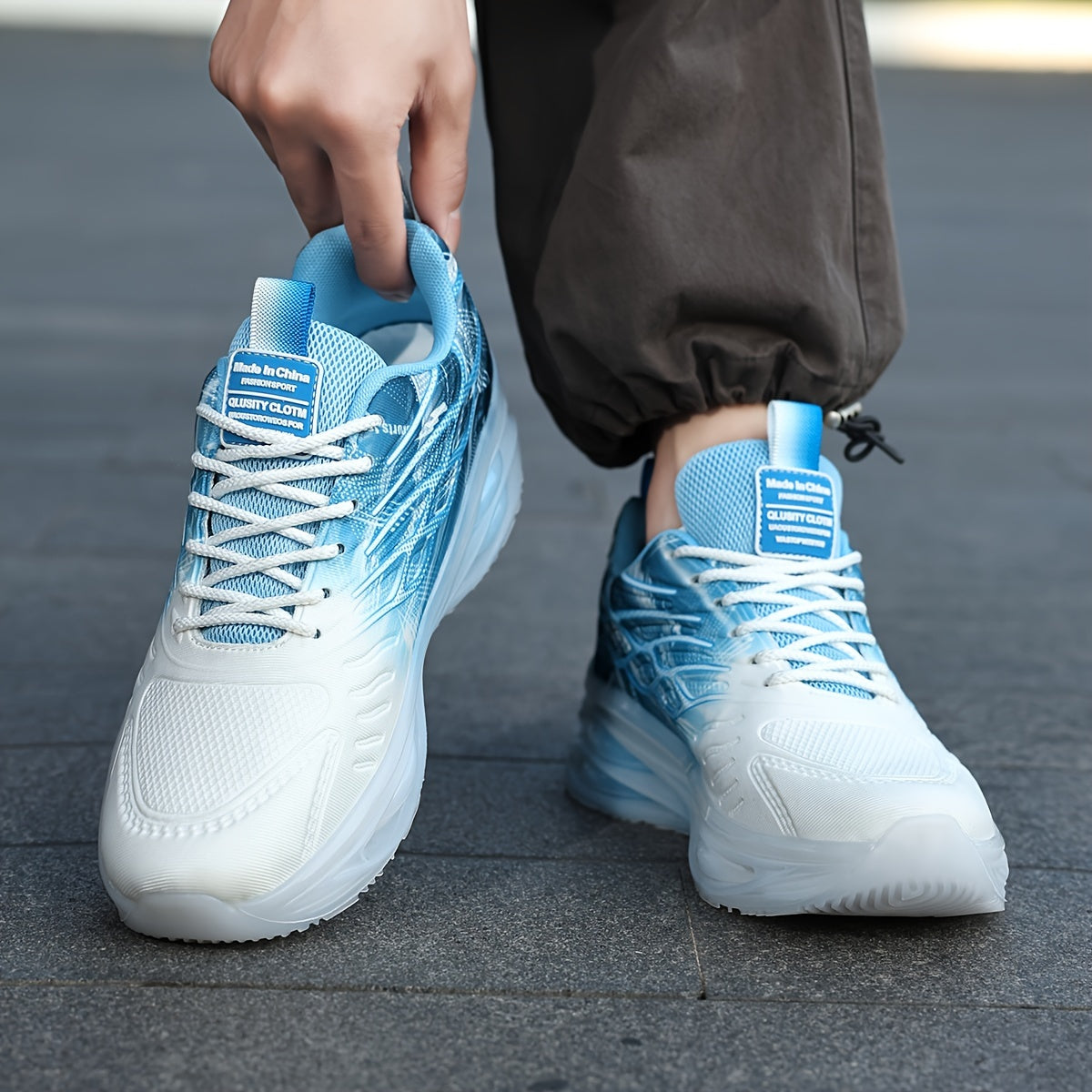 Men's Gradient Breathable Running Shoes