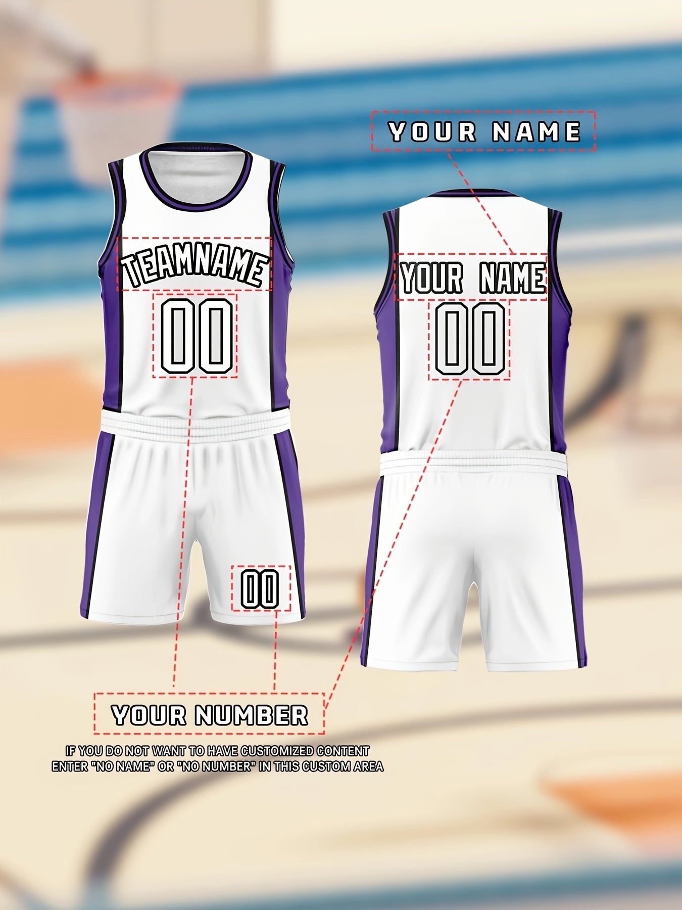 2025 Boys' Basketball Jersey Set