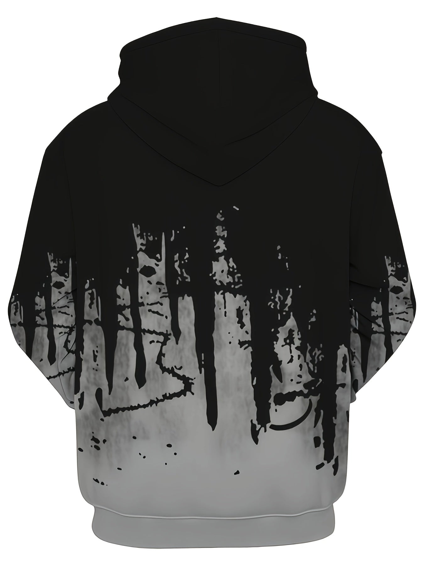 Men'S Customizable Hoodie - Personalized Graphic Pullover Sweatshirt, Black/Gray/White Color Scheme, Regular Fit Hooded Sweatshirt for Everyday & Formal Wear - Ideal Gift for Him, Custom Hoodie, Personalized Apparel, Trendy C