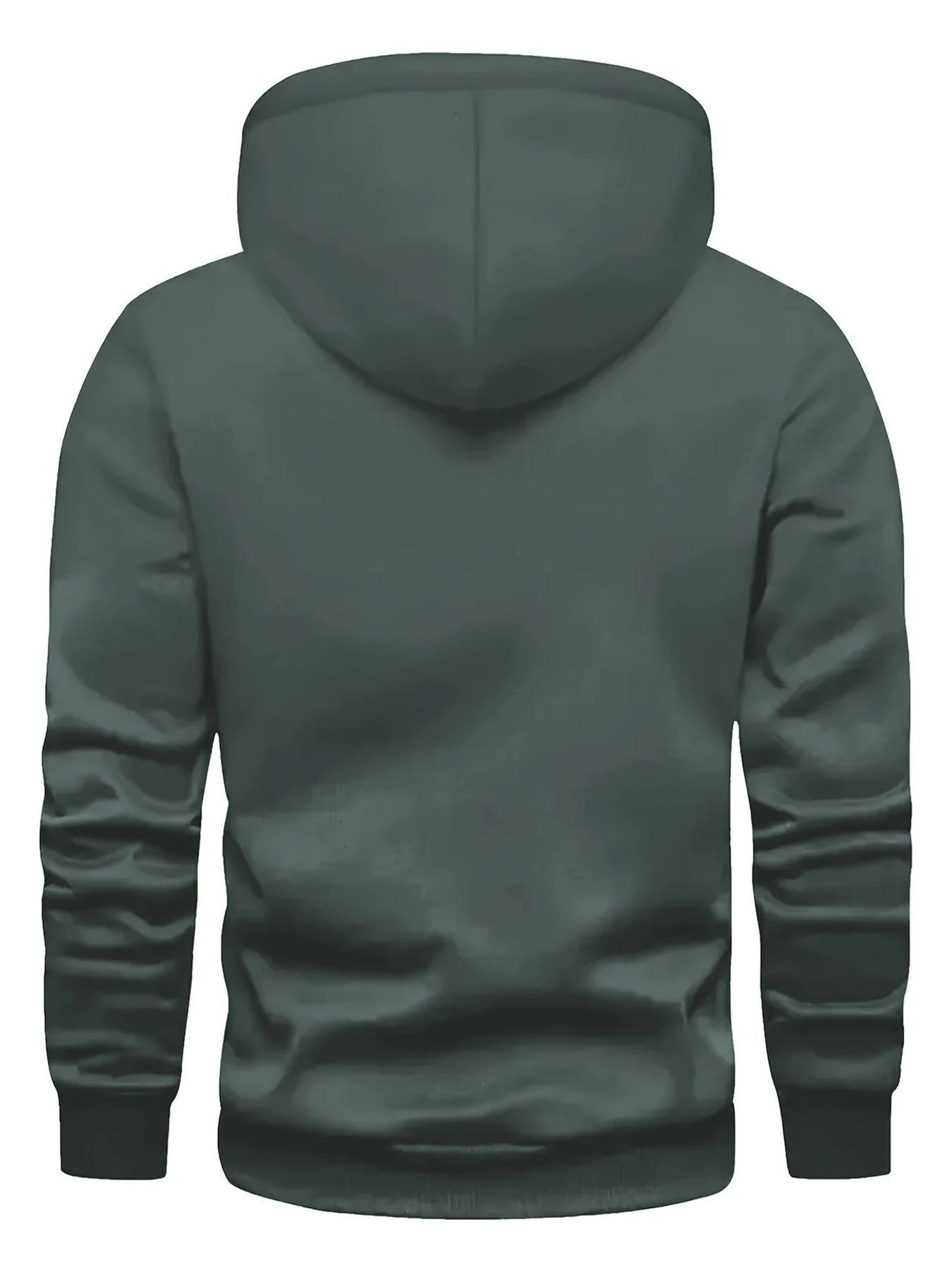 KOURRTER Men'S & Women'S Casual Hoodie - Autumn Winter Sporty Outdoor Hooded Sweatshirt with Portugal Flag & Cross Design, Comfortable Regular Fit with Pockets, Sweater Hoodie