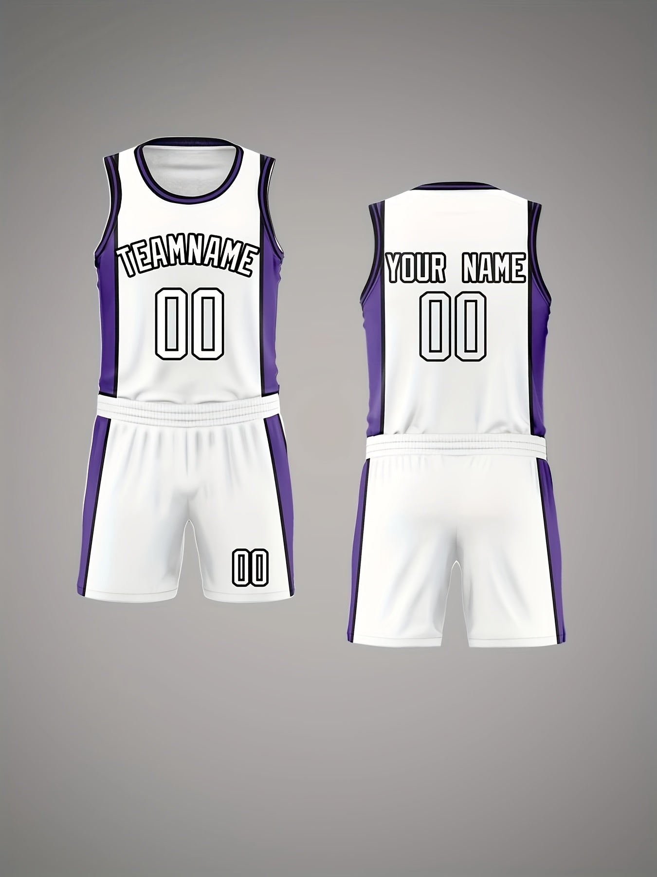 2025 Boys' Basketball Jersey Set