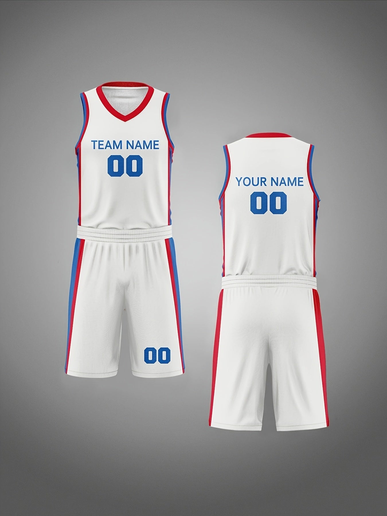 2025 Men's Customized Basketball Vest Sports Suit