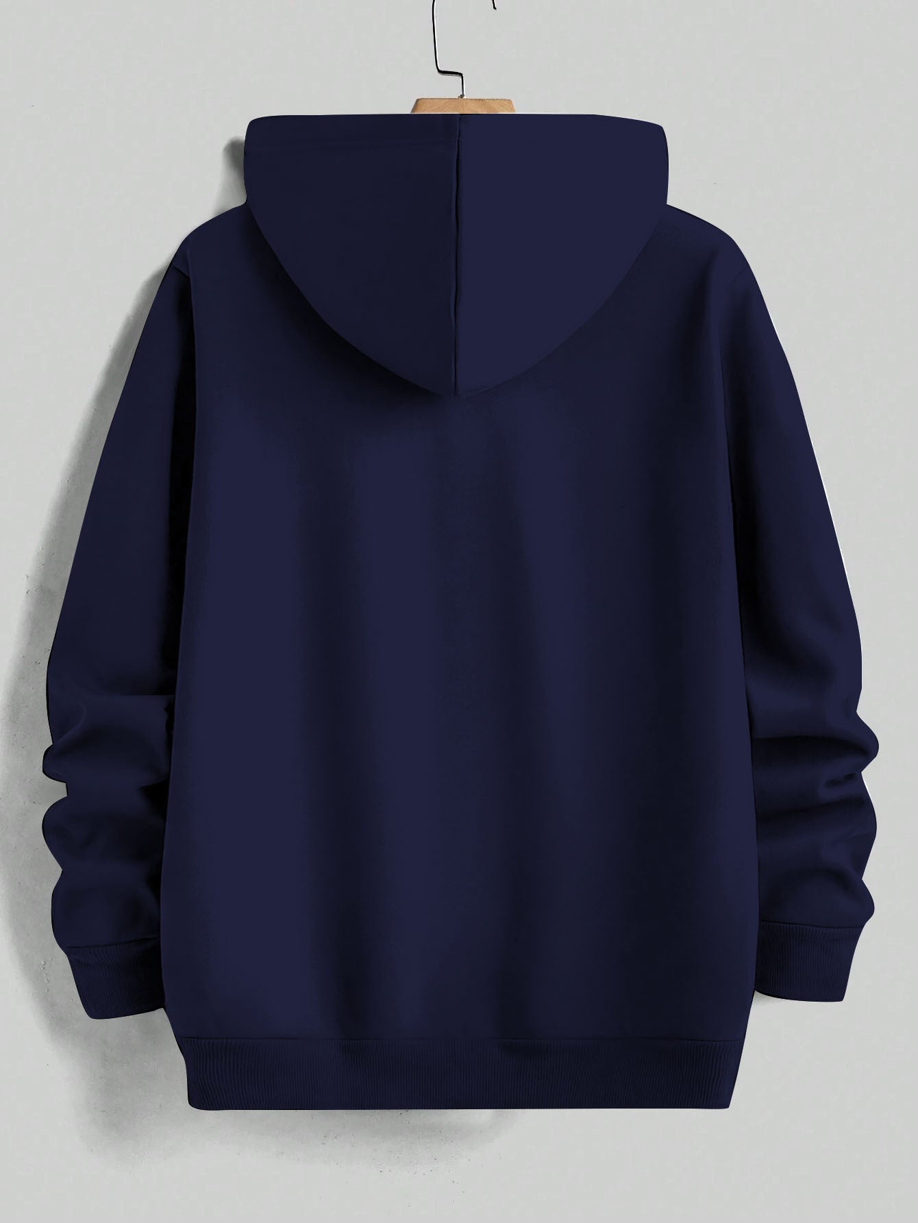 Men'S Navy Blue Hoodie - Paris France Graphic Pullover Sweatshirt, Long Sleeve Hooded Sweater for Fall/Winter, Streetwear Essential Urban Fashion Top for Everyday & Formal Outfits, Sweater Hoodie, Casual Wear, Geometric Patte