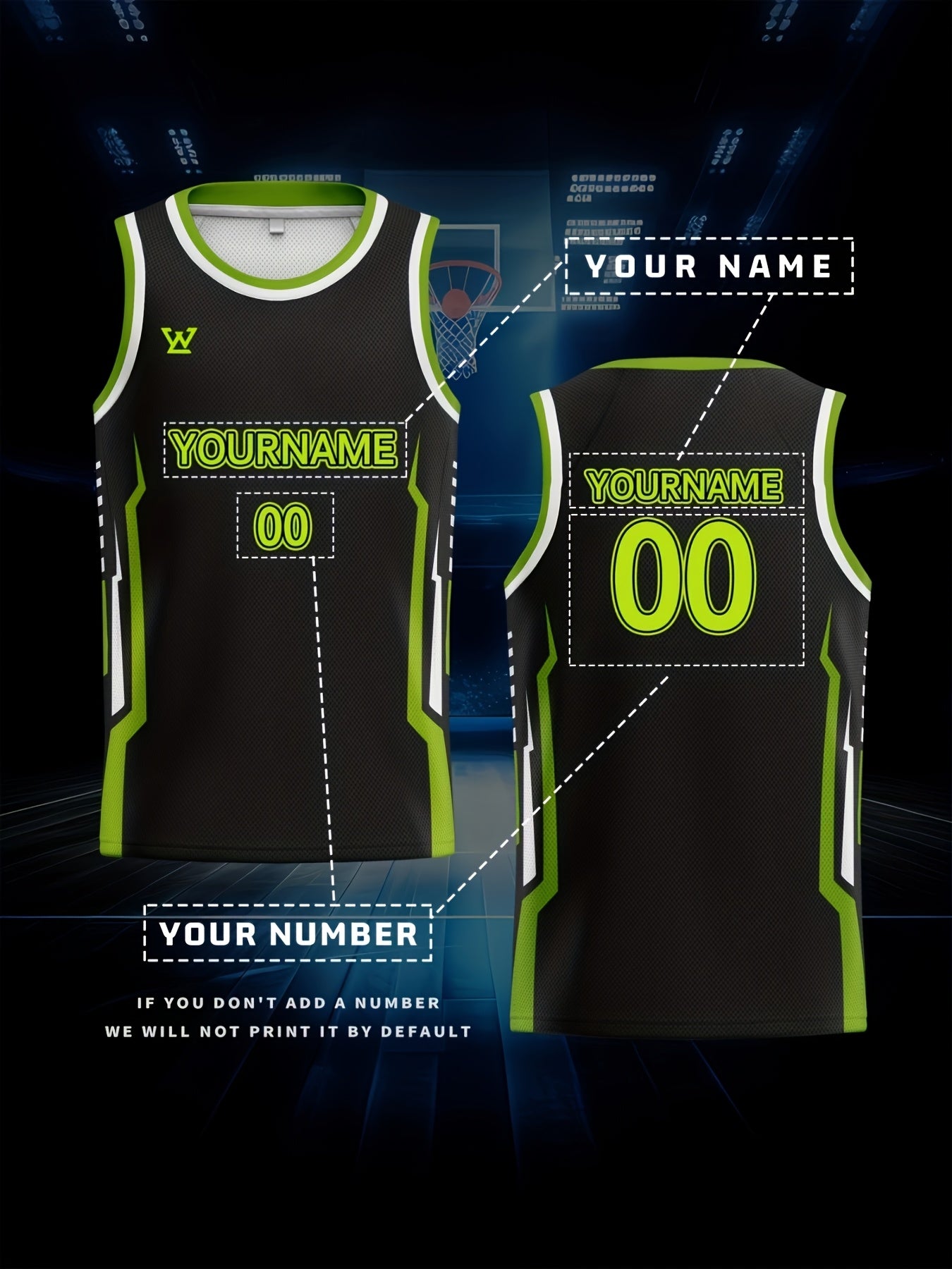 Personalized Sleeve & Back Print