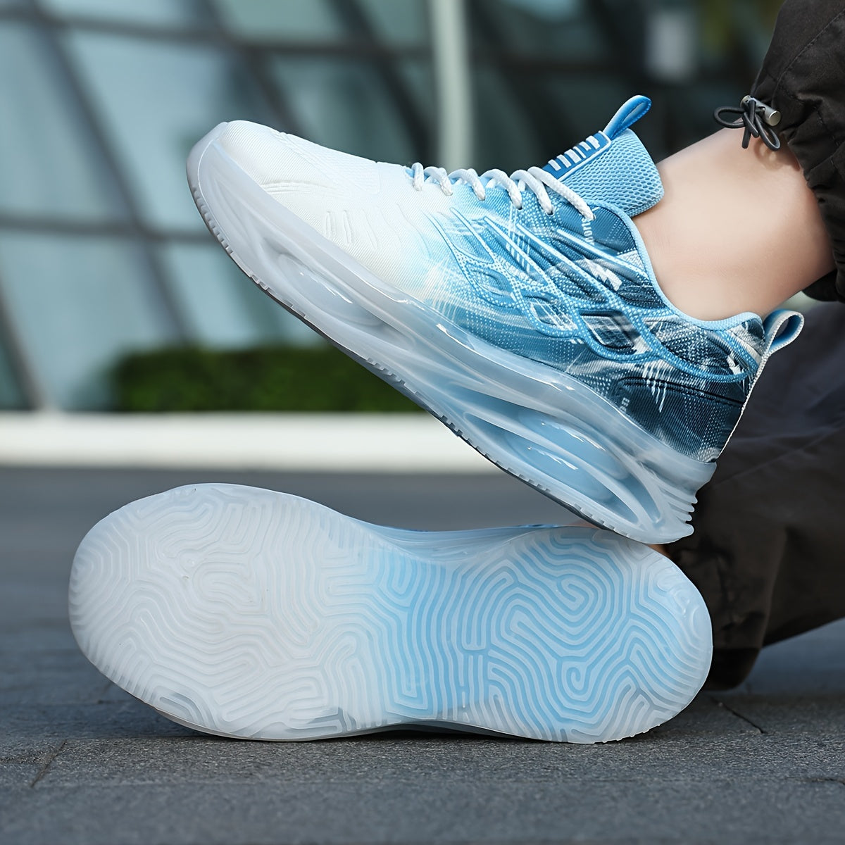 Men's Gradient Breathable Running Shoes