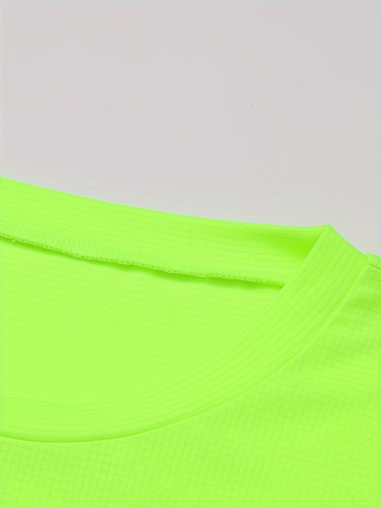 Men's Quick Drying Solid Color Crew Neck &amp; Long Sleeves Sports Top