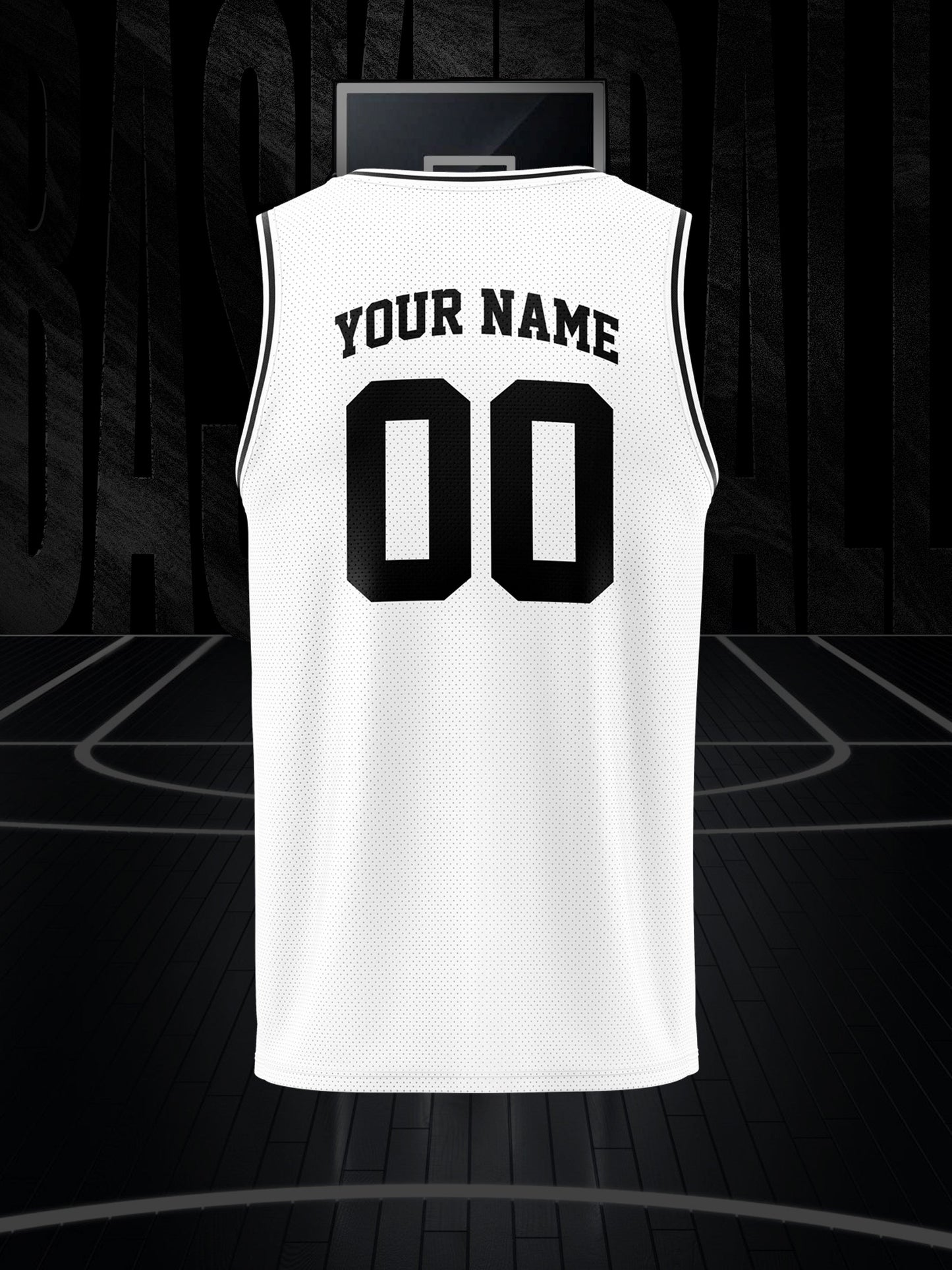 Customizable Polyester Basketball Tank Top