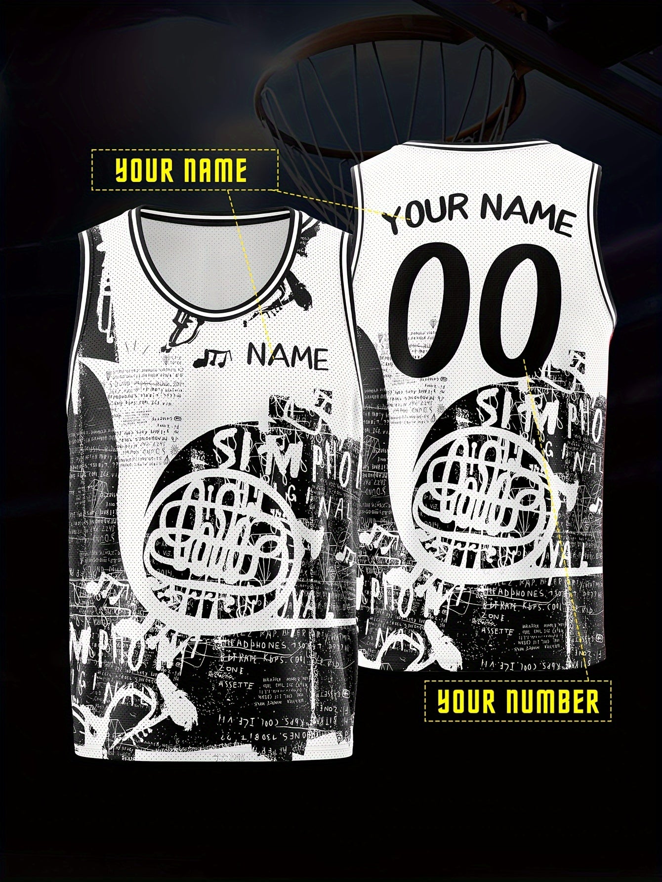 Men's Custom Basketball Jersey
