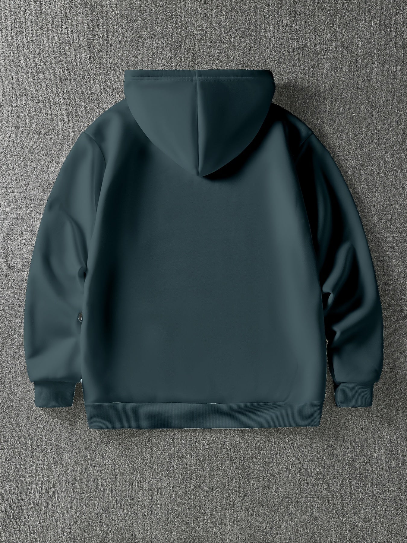 Customizable Unisex Hooded Sweatshirt, French Terry Polyester 100%, Sports Style, Loose Fit with Pocket Detail, Knit Fabric, Slight Stretch, 250g/m² - Personalized Front & Back Design