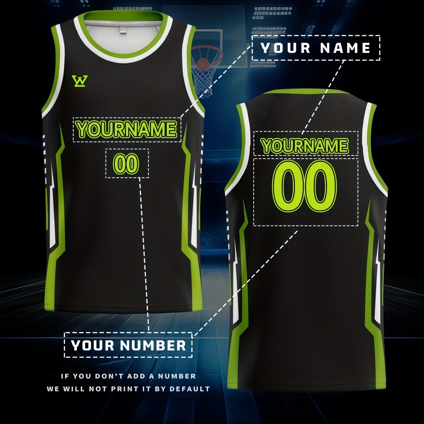 Personalized Sleeve & Back Print