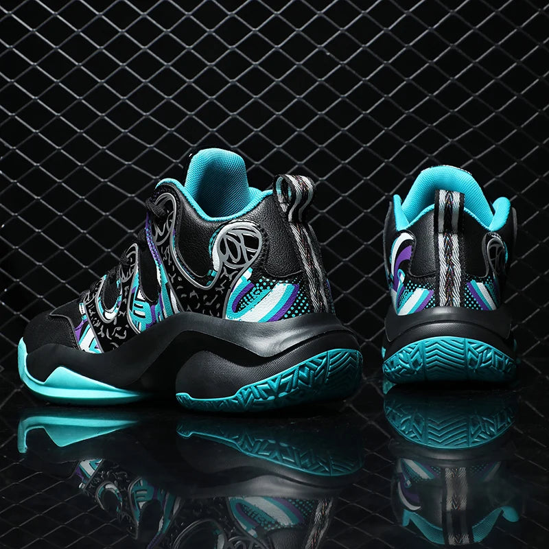 Dropshipping Brand Logo Customize Professional Men Outdoor Fashion Sports Sneakers Leather Blank High Top Women Basketball Shoes