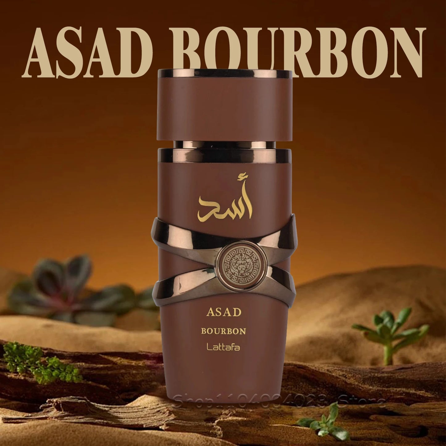 Lattafa Asad Bourbon Eau de Parfum 100ml – Original Unisex Arabic Perfume | Long-Lasting High-Quality Fragrance Spray for Men & Women