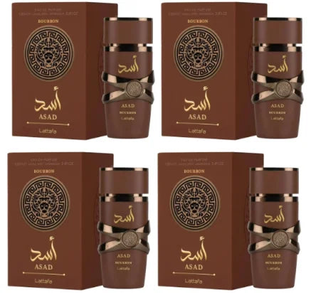 Authentic Lattafa Asad Bourbon Perfume – Popular Arabic Fragrance Spray with Patchouli & Essential Oils | Asad Eau de Parfum
