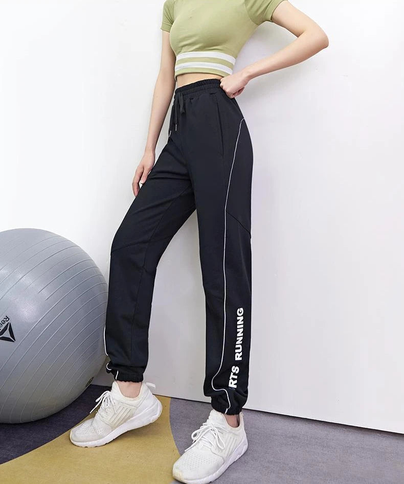 Baggy Joggers Sweatpants Harem Women's Cropped Pants – Casual &amp; Comfortable Sports Trousers