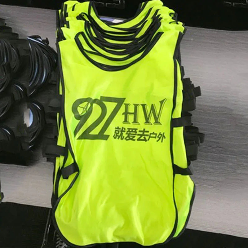 Custom Logo Print Vest - Personalized Group Activity Clothing for Basketball, Football, and Children’s Training, Perfect for Advertisements