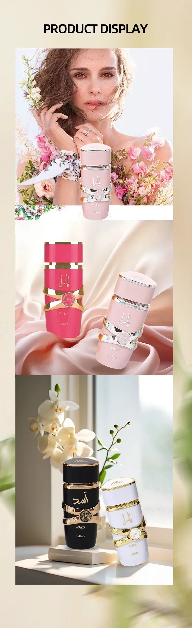 Original Perfume Women Men Eau De Parfum Spray High Quality Arabian Perfume Lasting Fragrance Pheromone Light Fragrance