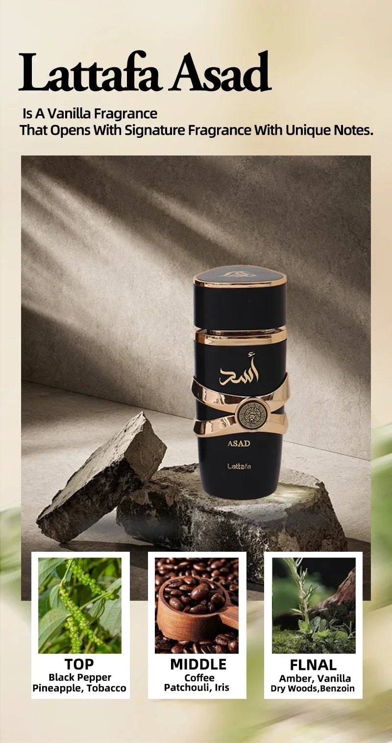 Original Perfume Women Men Eau De Parfum Spray High Quality Arabian Perfume Lasting Fragrance Pheromone Light Fragrance