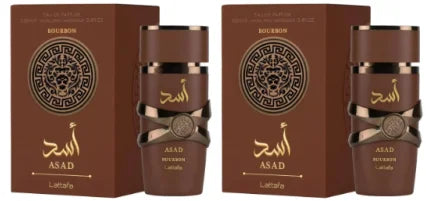 Authentic Lattafa Asad Bourbon Perfume – Popular Arabic Fragrance Spray with Patchouli & Essential Oils | Asad Eau de Parfum