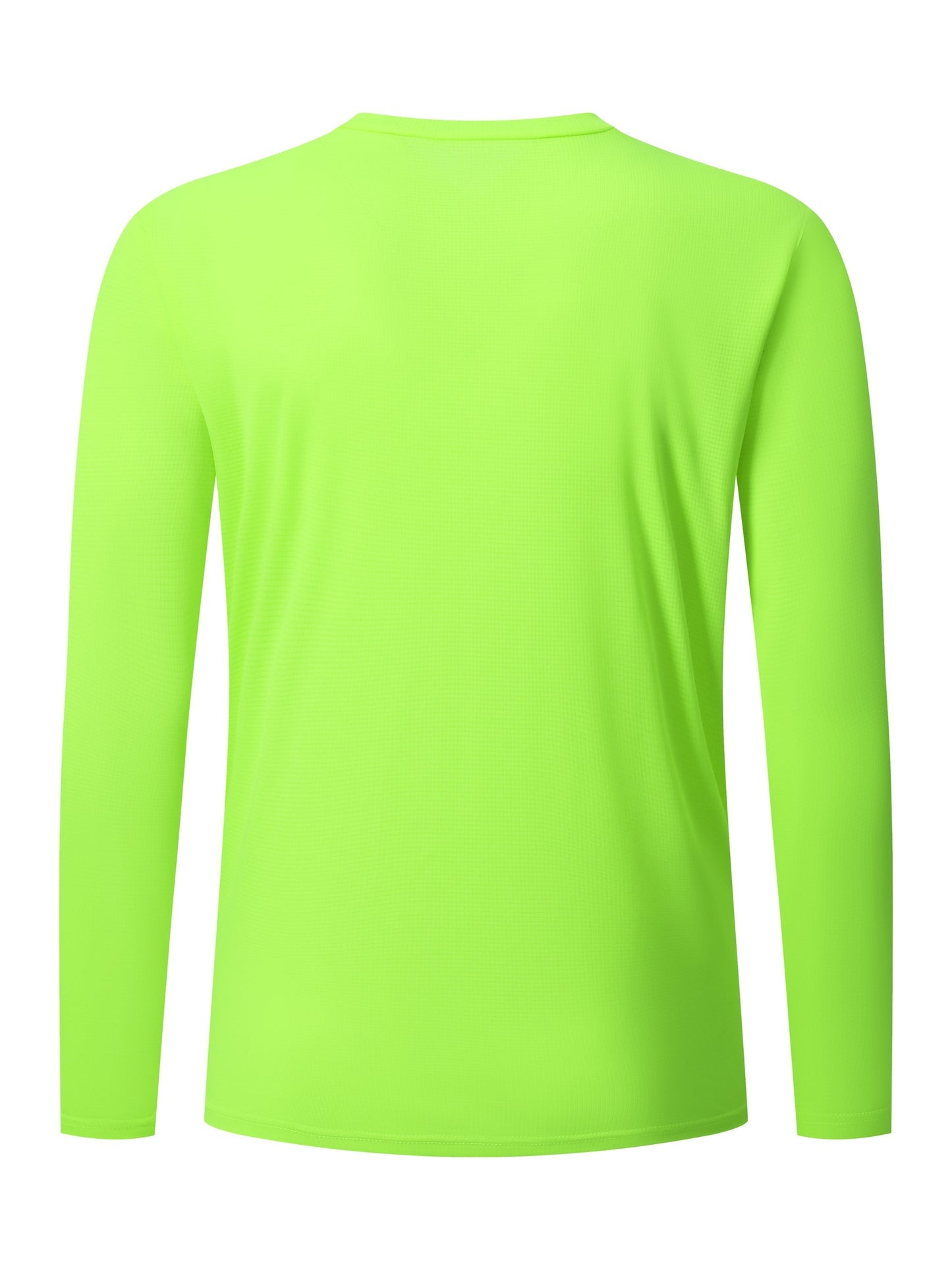 Men's Quick Drying Solid Color Crew Neck &amp; Long Sleeves Sports Top