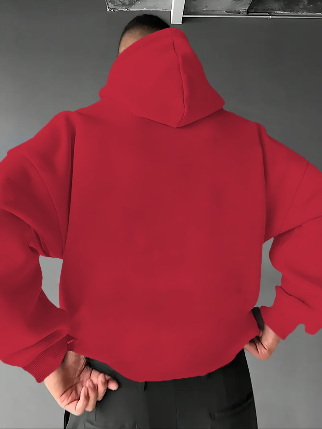 Men’s Spanish-Themed Hooded Sweatshirt "Lois" & Spanish Text Print, White Casual Pullover Hoodie, Relaxed Fit, All-Season Wear