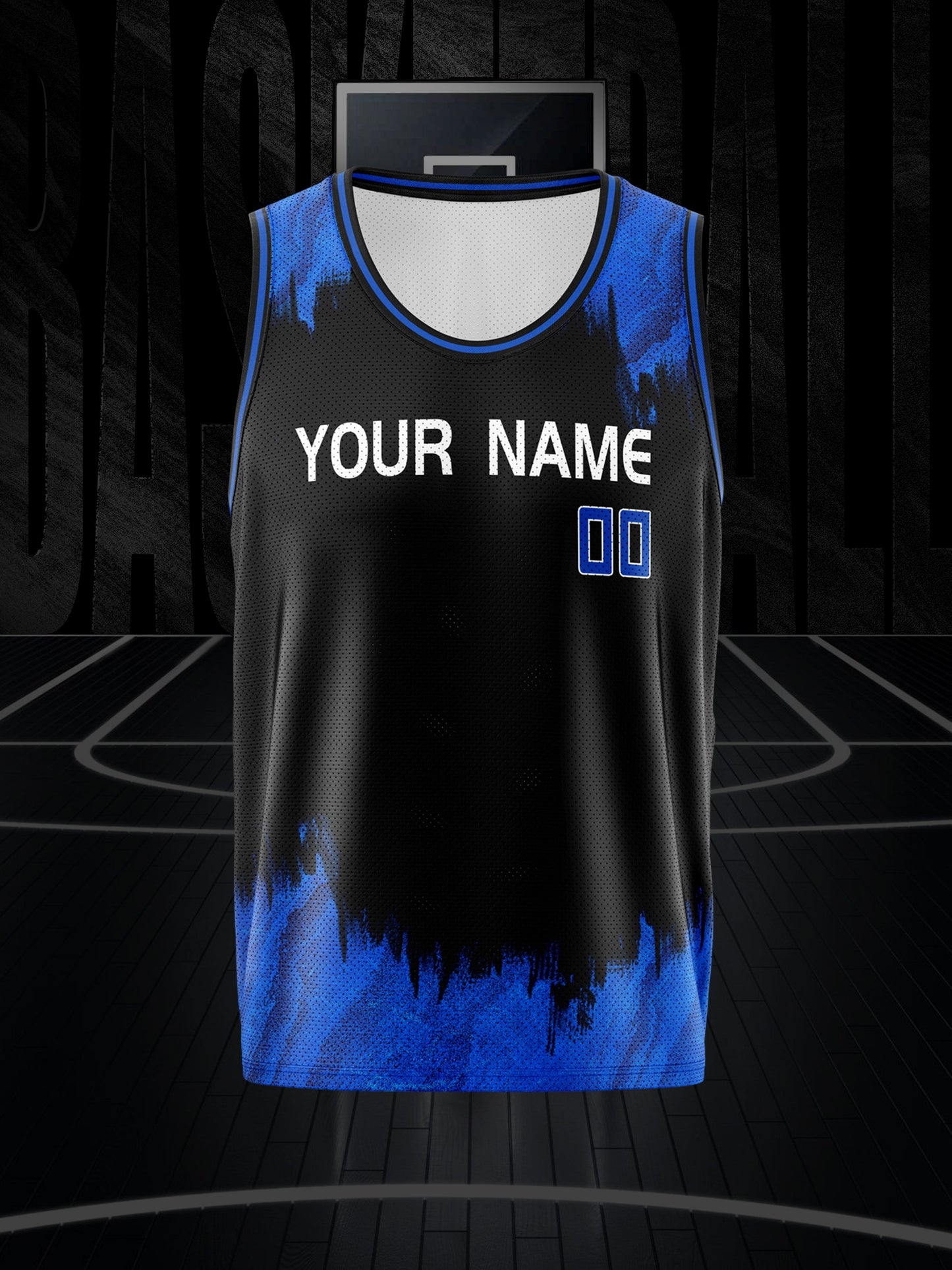 Customized Name & Number Men's Sleeveless Basketball Tank Top