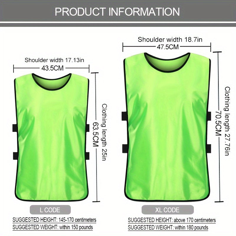 Personalized Team Sports Jerseys - Basketball, Soccer, Volleyball Practice Uniforms with Logo/Text/Numbers, Custom Training Vests for Adults