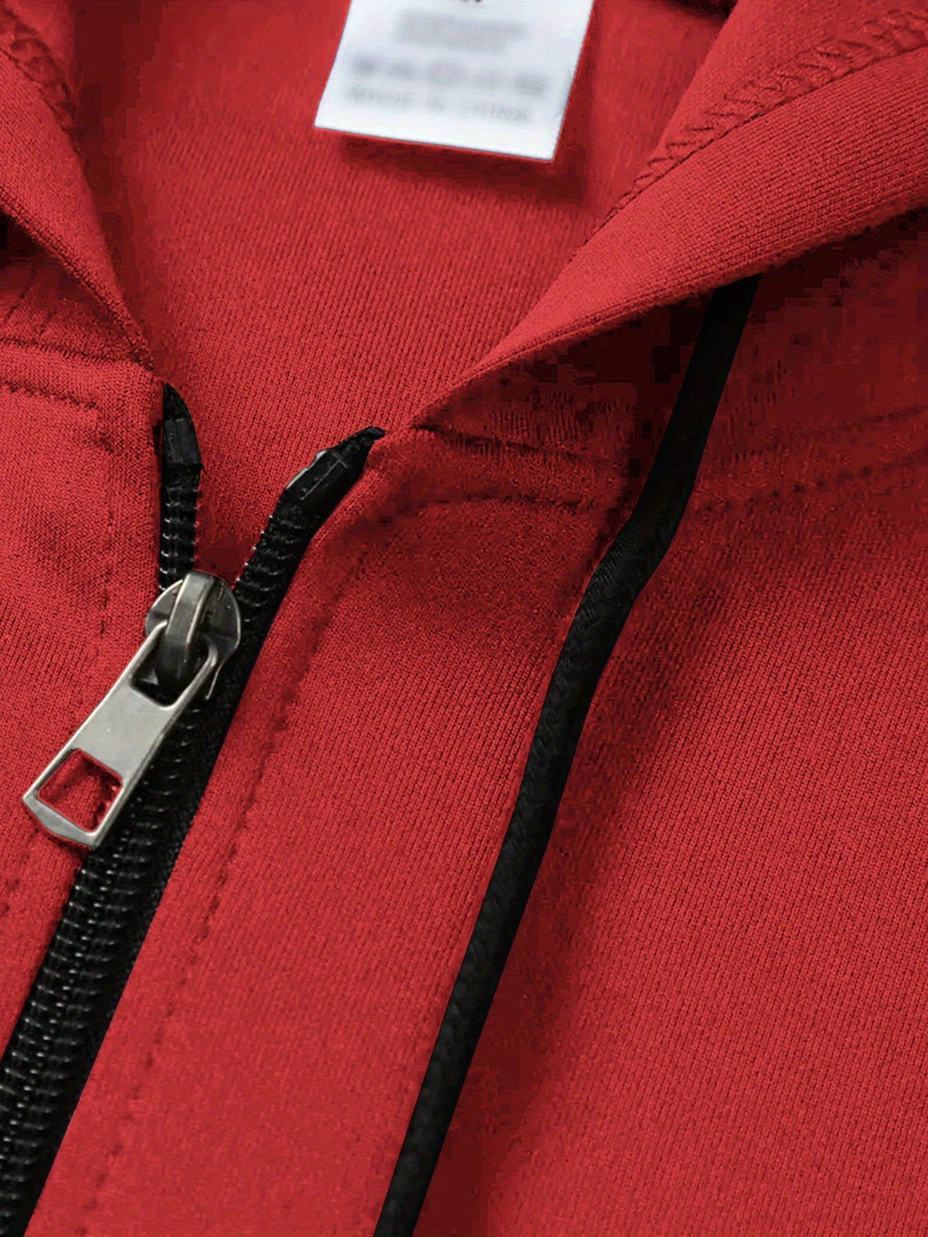 Men’s Windproof Hooded Jacket – “I’m from Dominican Republic” Print, Lightweight Zip-Up Casual Windbreaker, Black with Red &amp; White Flag Design, Ideal for Spring &amp; Fall Outdoor Wear