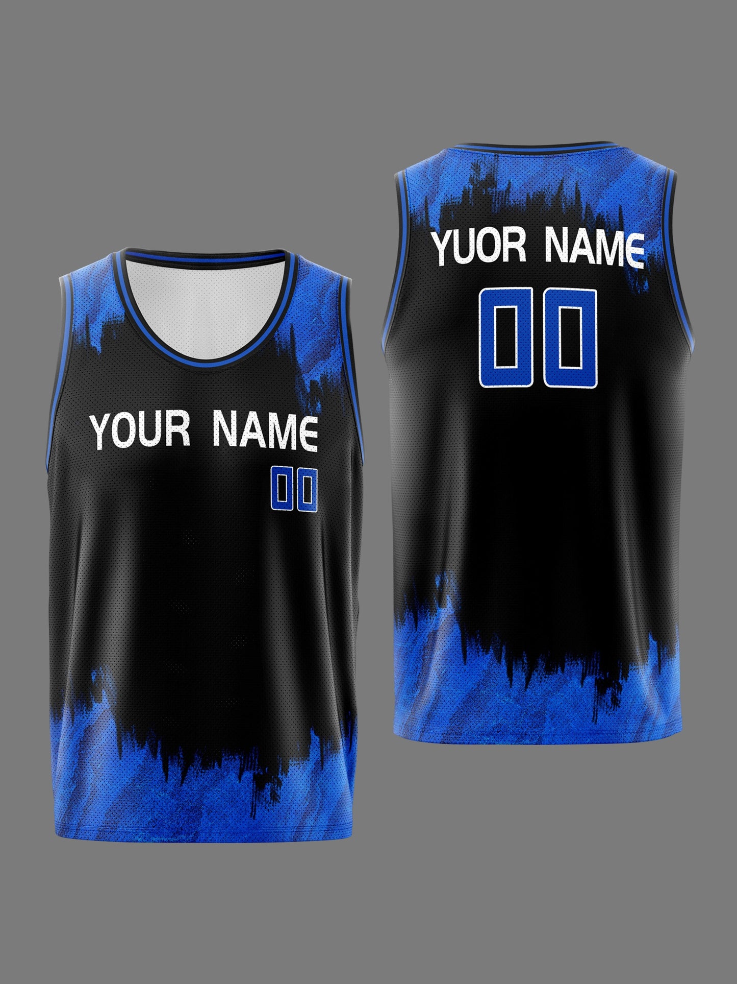 Customized Name & Number Men's Sleeveless Basketball Tank Top