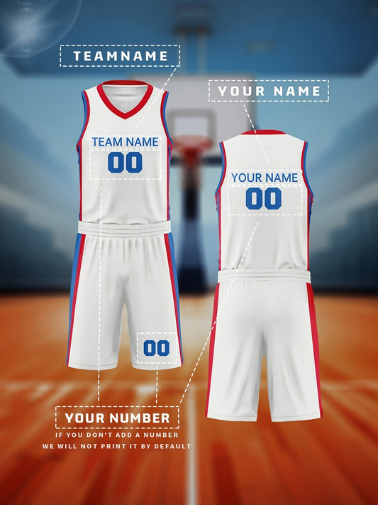 2025 Men's Customized Basketball Vest Sports Suit